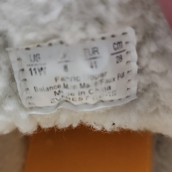 RYKA EVEREST GORE ANKLE BOOTS TAN LADIES SIZE 11/M IN VGUC SHEARLING FUR SLIP-ON - Picture 4 of 16